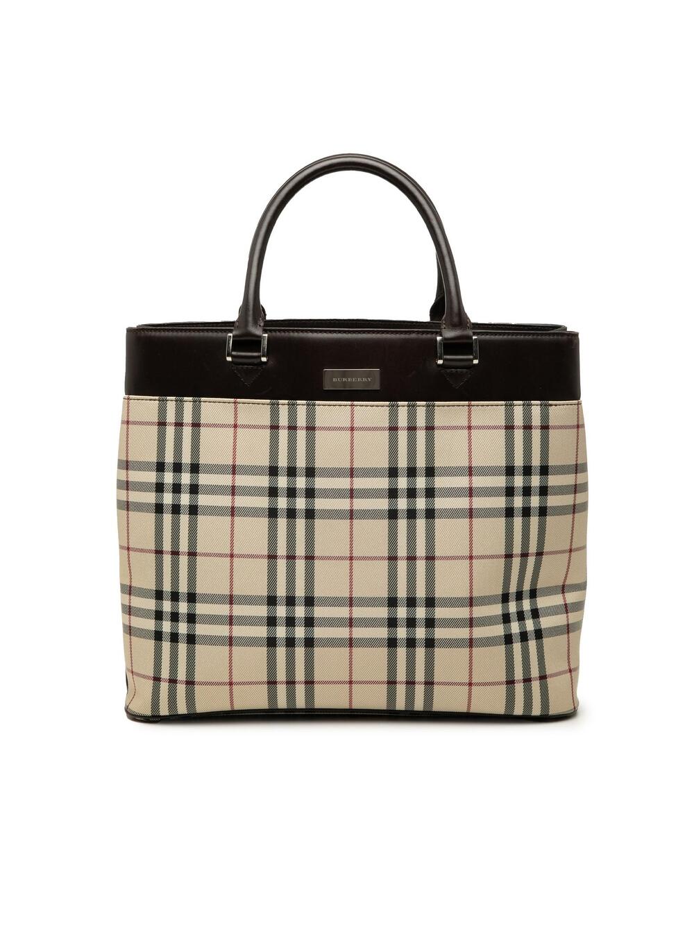 Burberry House Check Canvas Tote Pre- #343344B41B